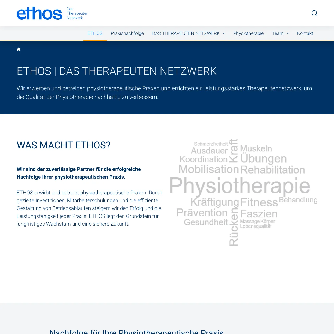 ETHOS – DAS THERAPEUTEN NETZWERK